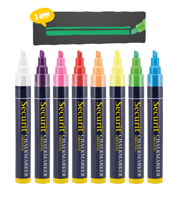 krijt, krijtmarkers, gekleurde markers, whiteboardmarker, markerenset
