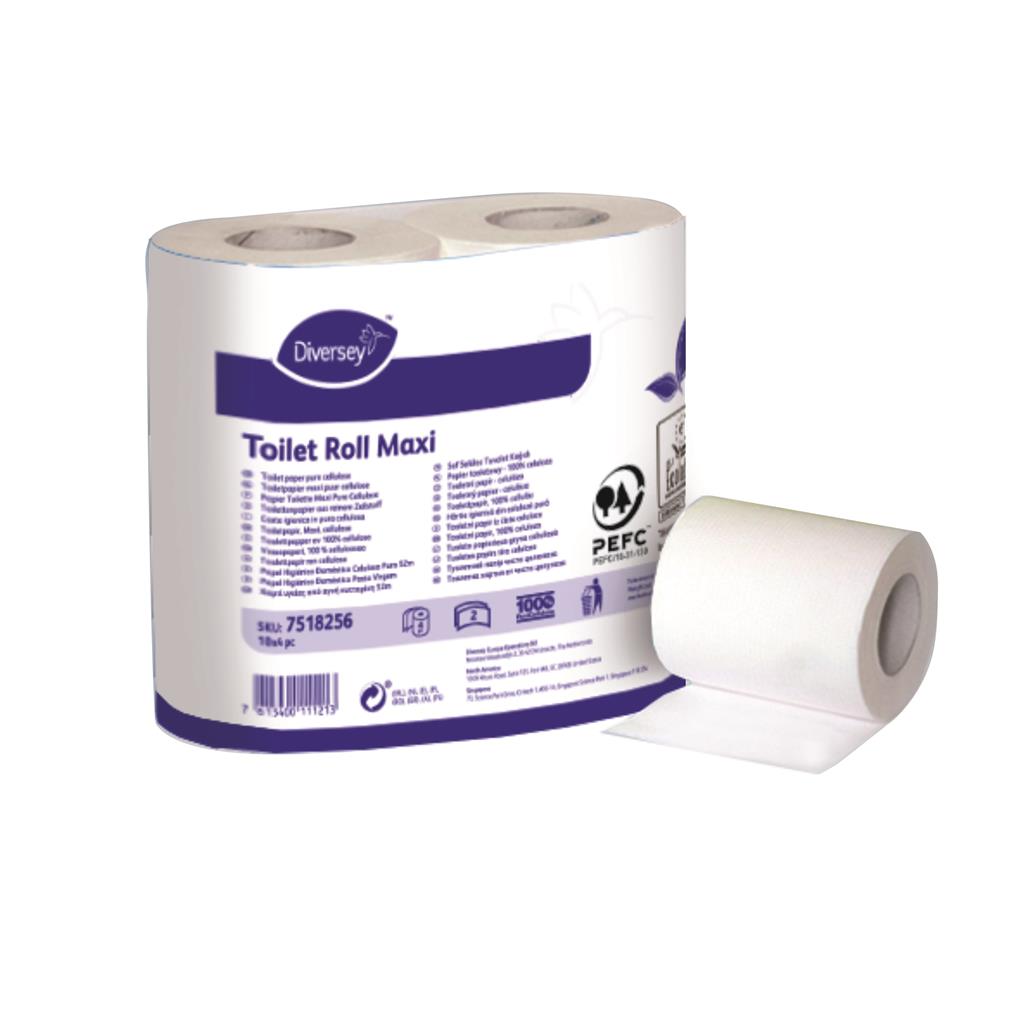Diversey Toiletrol Maxi Puur 2lgs 500vels doos 10x4rol