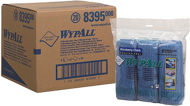 Kimberly Clark WypAll Microvezel doek Blauw doos 4x6 stuks