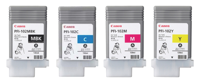 Inktcartridge Canon PFI-102 rood