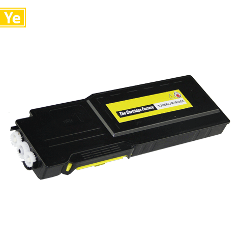 Huismerk Toner - Dell (Cartridge) 593-BBBR compatibel, geel