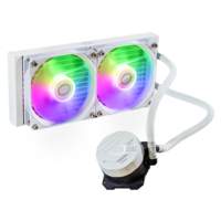 cpu cooler, rgb fans, liquid cooling, two fans, radiator