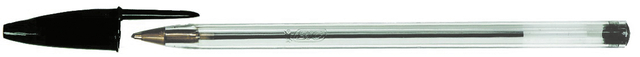 Balpen Bic Cristal medium zwart doos à 90+10 gratis