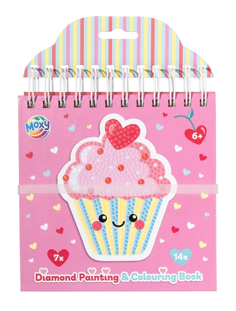 Kleurboek Moxy Diamondpainting 16x16cm