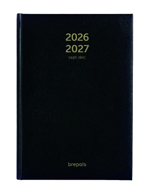 agenda, kalender, 2026-2027, september-december, brepols
