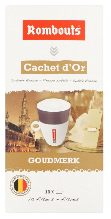 ROMBOUTS koffie FILTER GOUDMERK 10stuks