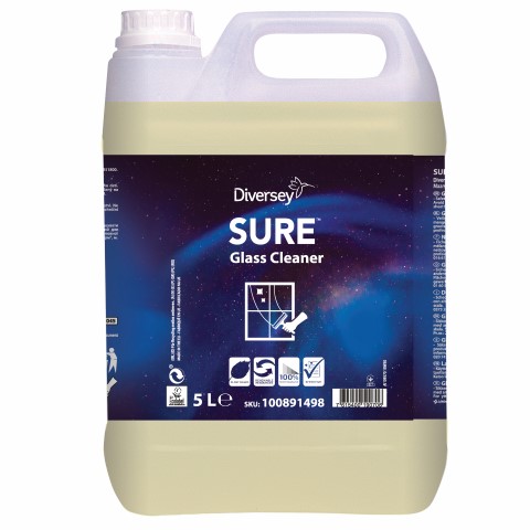 SURE Glass Cleaner Glas- en Interieurreiniger doos 2x5 ltr
