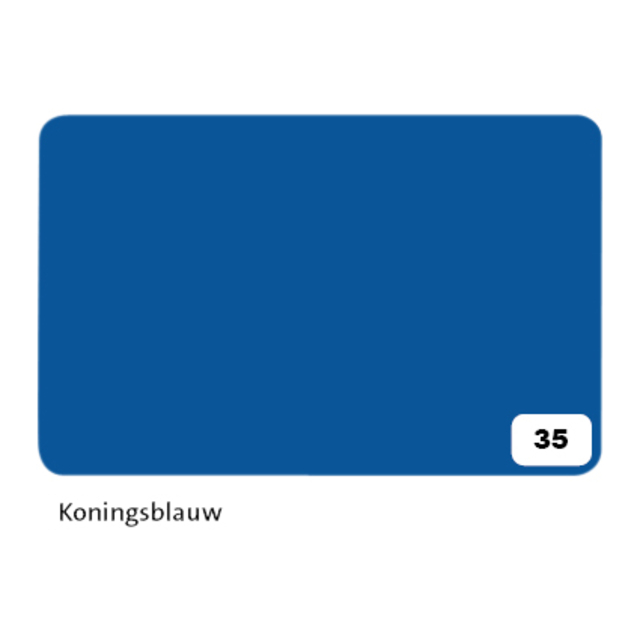 Fotokarton Folia 2-zijdig 50x70cm 300gr nr35 koningsblauw