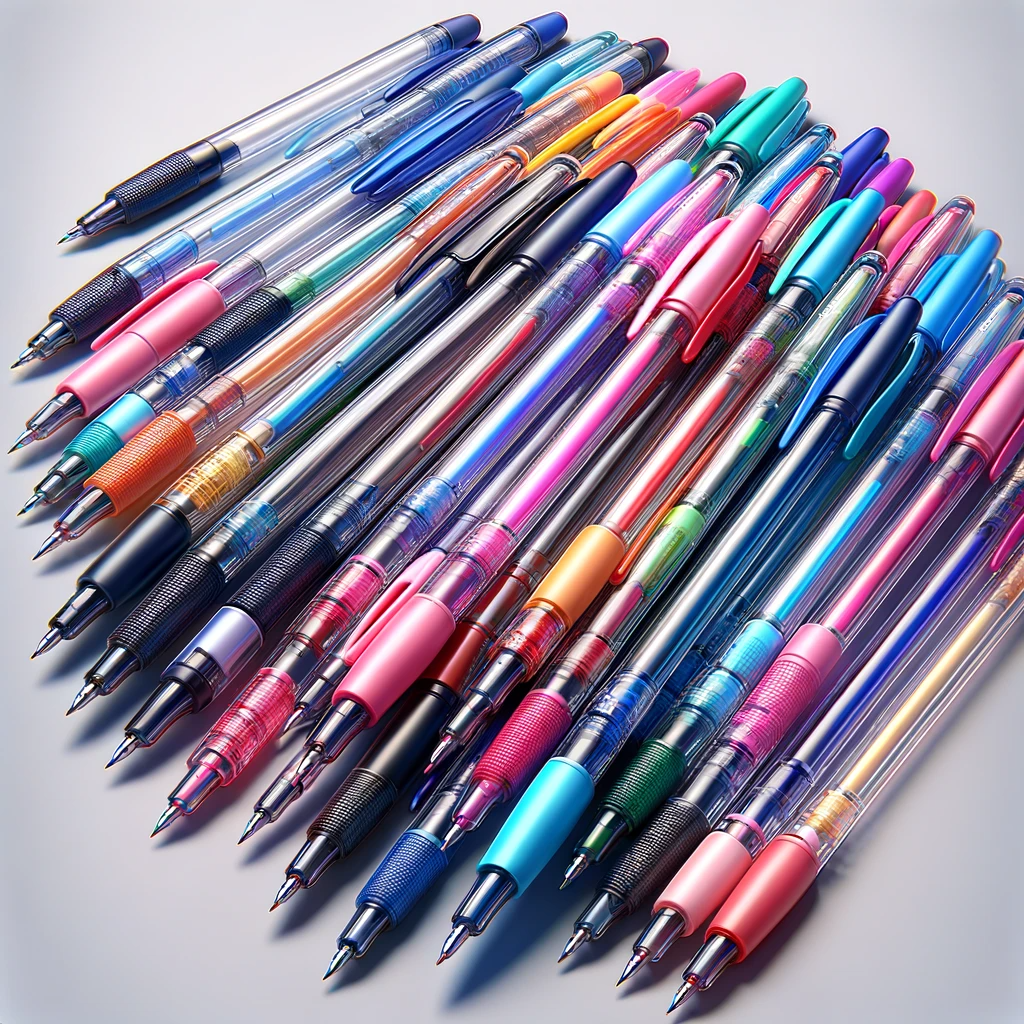 Fijnschrijvers, gelpennen en rollerballs