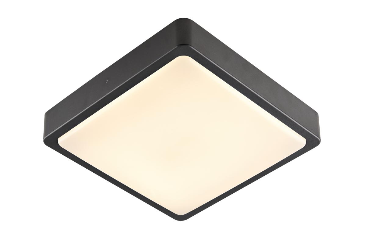 plafondlamp,  vierkant,  inbouwverlichting,  LED,  donkergrijs