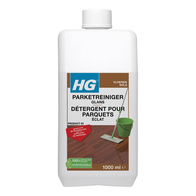 Vloerreiniger HG voor parketvloeren 1 liter