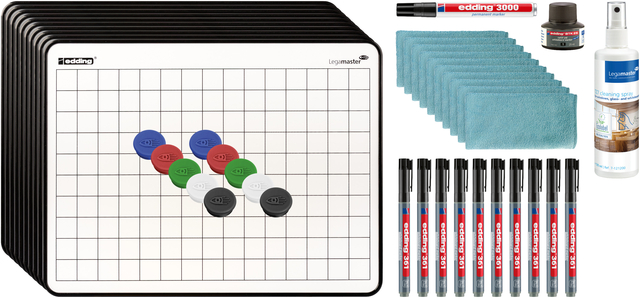 board, whiteboard, grid, markers, magnetic board
