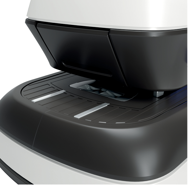 microscope, objective, statief, zwart, grijs