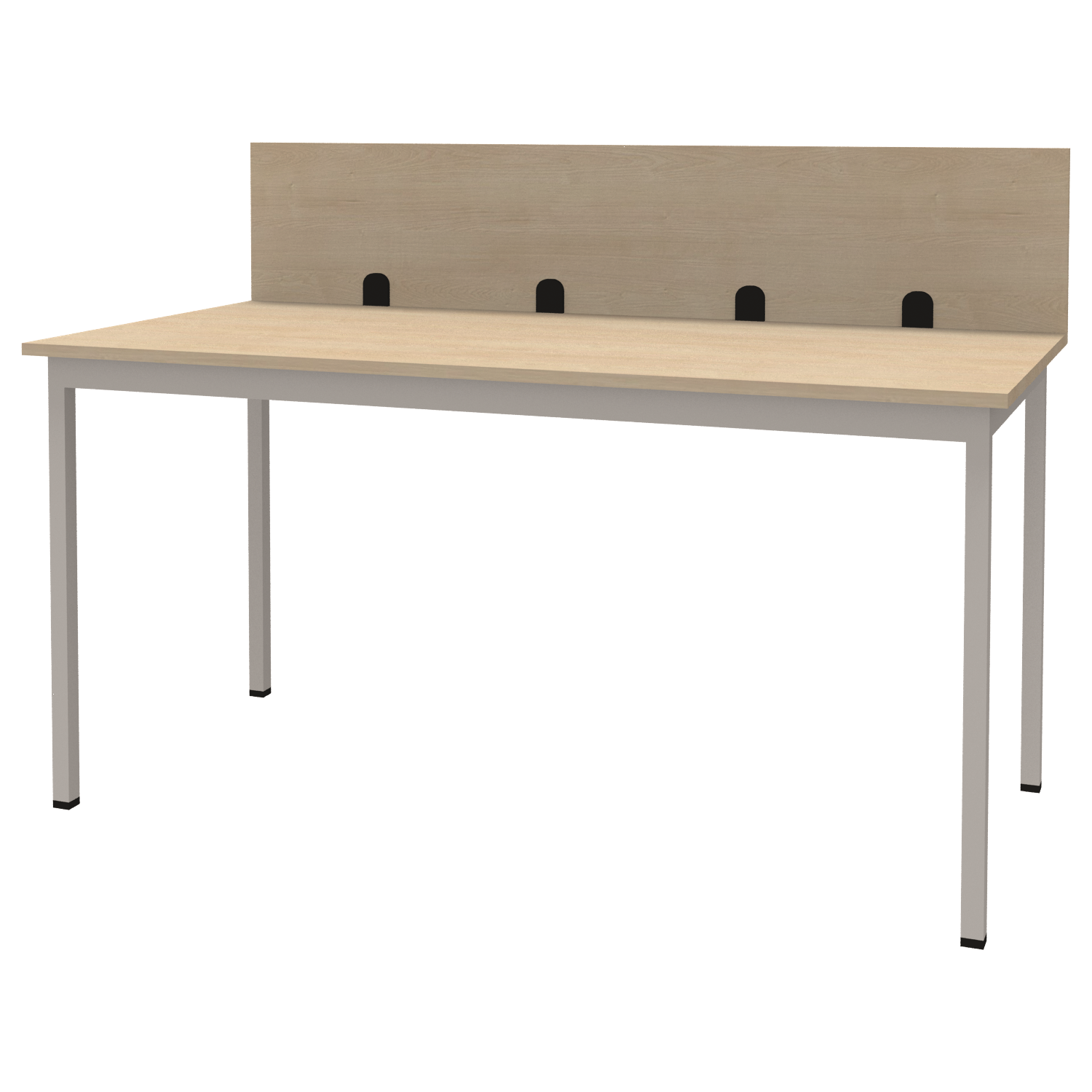 Tafel met opzetscherm en 40 mm buisframe