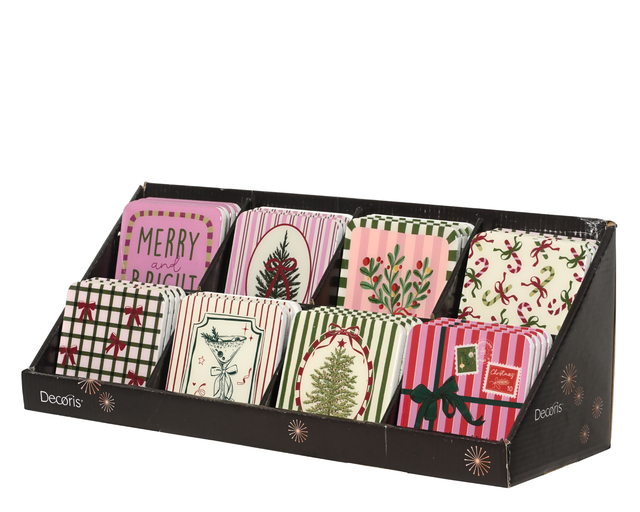 kerstkaarten, kerstmotief, papier, geschenkverpakking, displaydoos