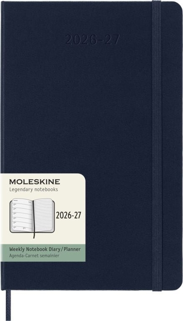 notebook, planner, weekly, ruled, elastic band