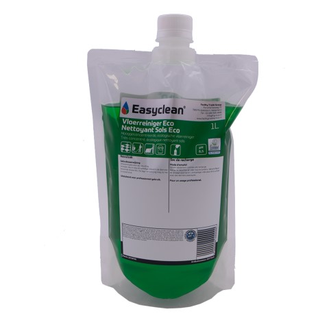 Easyclean Vloerreiniger Eco hoogconc. navulzak 1 liter