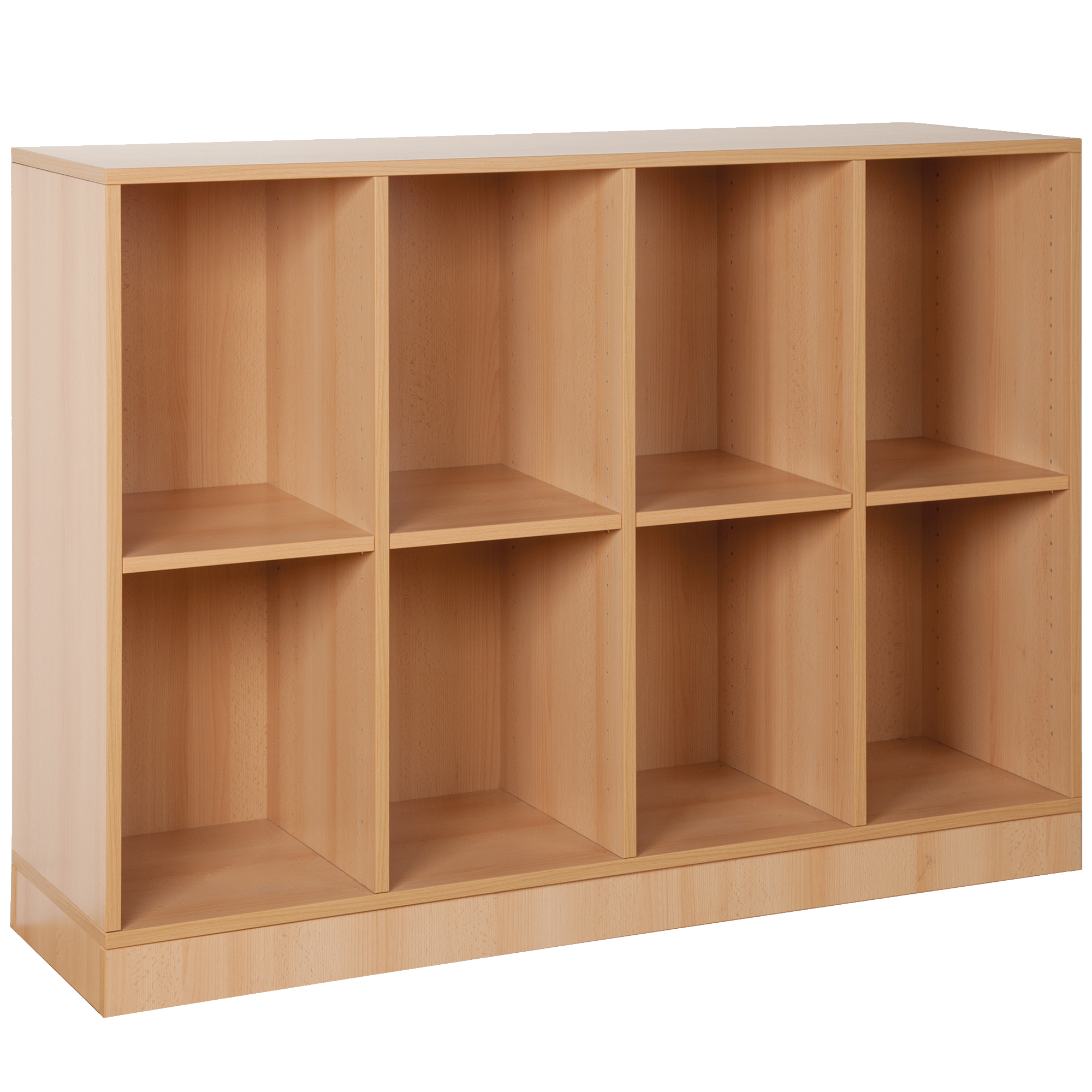 Open rekken en verdelers met 8 vakken