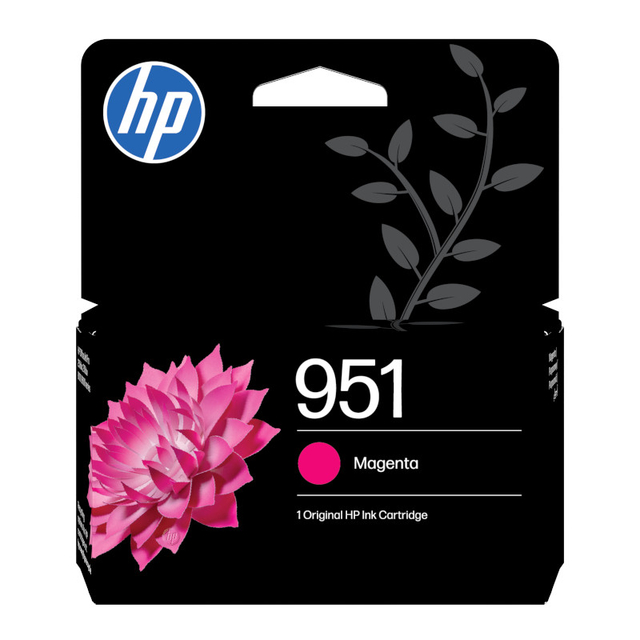 inktcartridge, magenta, HP, patroon, kleurmagenta