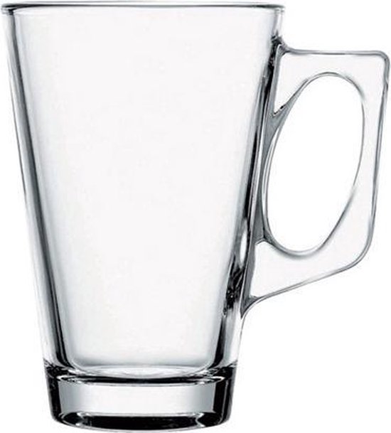 Theeglas met handvat Vela 2 stuks