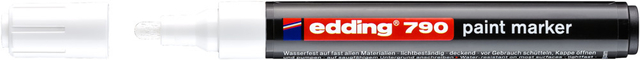 Paintmarker edding 790 op alcoholbasis 2-3mm wit