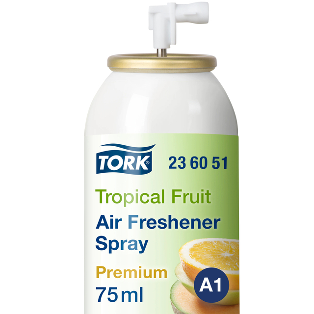 Luchtverfrisser Tork A1 spray met tropische fruitgeur 75ml 236051