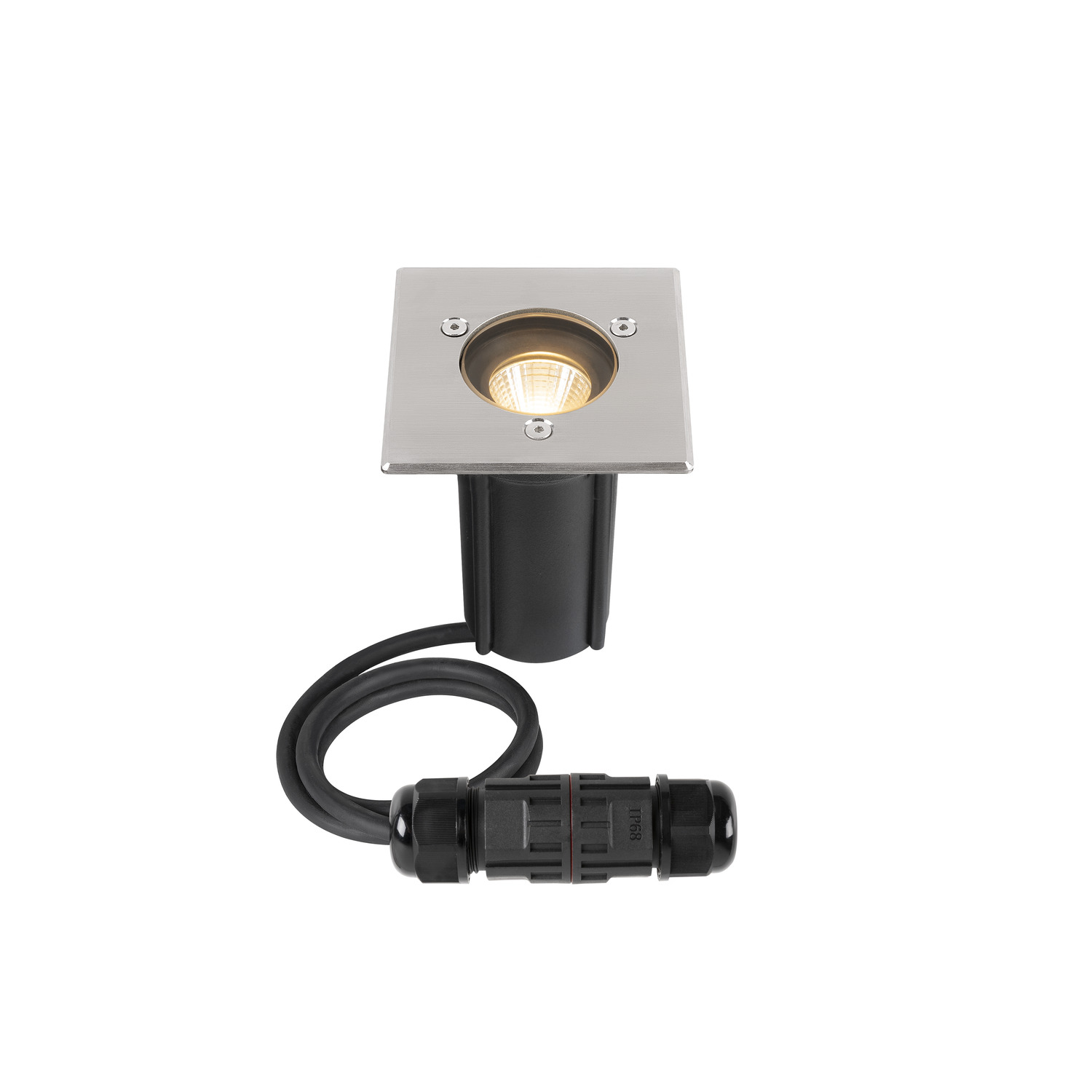 DASAR S vloer vierk. cilind. antraciet 1xLED 3000K
