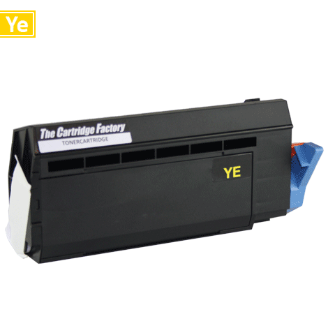 Huismerk toner - Oki (Cartridge) 41304209 compatibel, geel