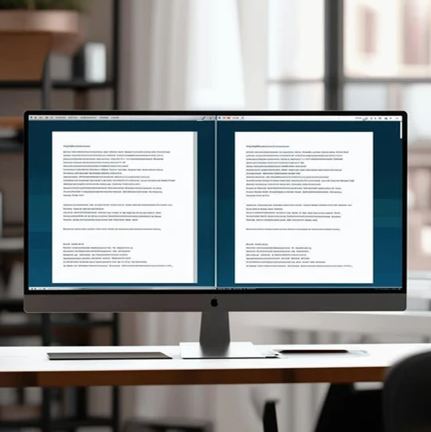 Overzichtelijker lezen op een brede monitor