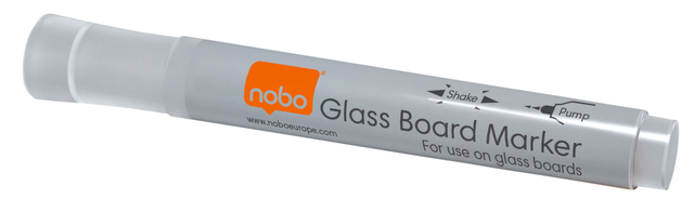 Viltstift Nobo glasbord wit