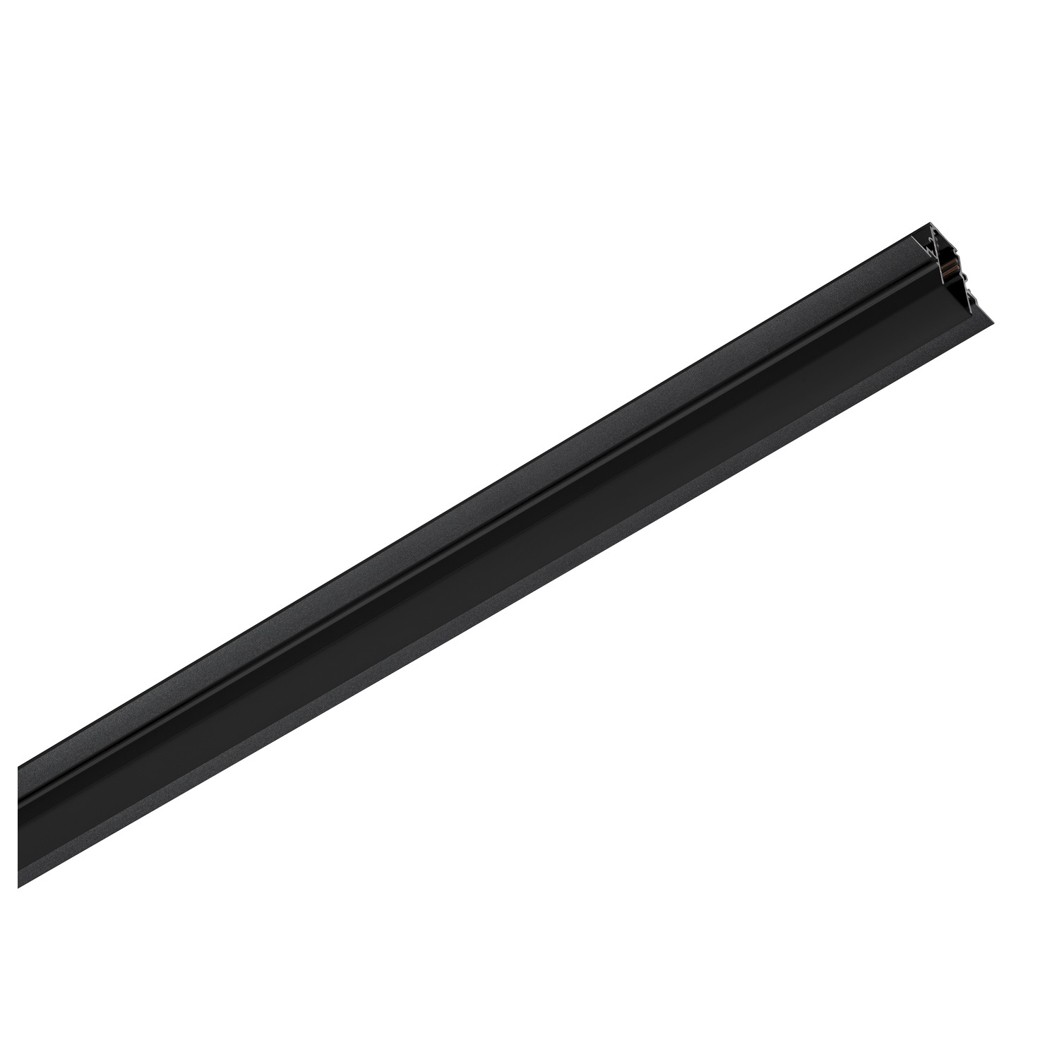 1m inbouwrail, 48V TRACK, zwart, DALI