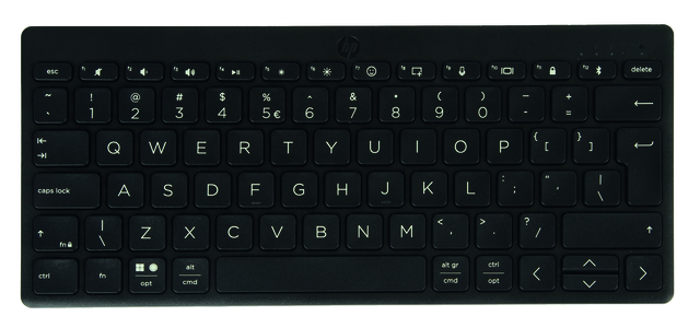 Toetsenbord HP 355 compact multi-device Qwerty zwart