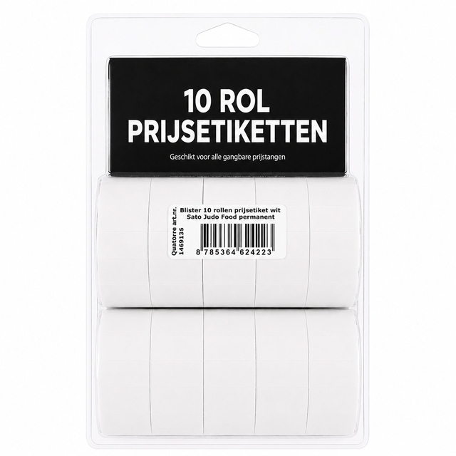 prijsetiketten, 10 rollen, prinselect, labelrollen, etiketten