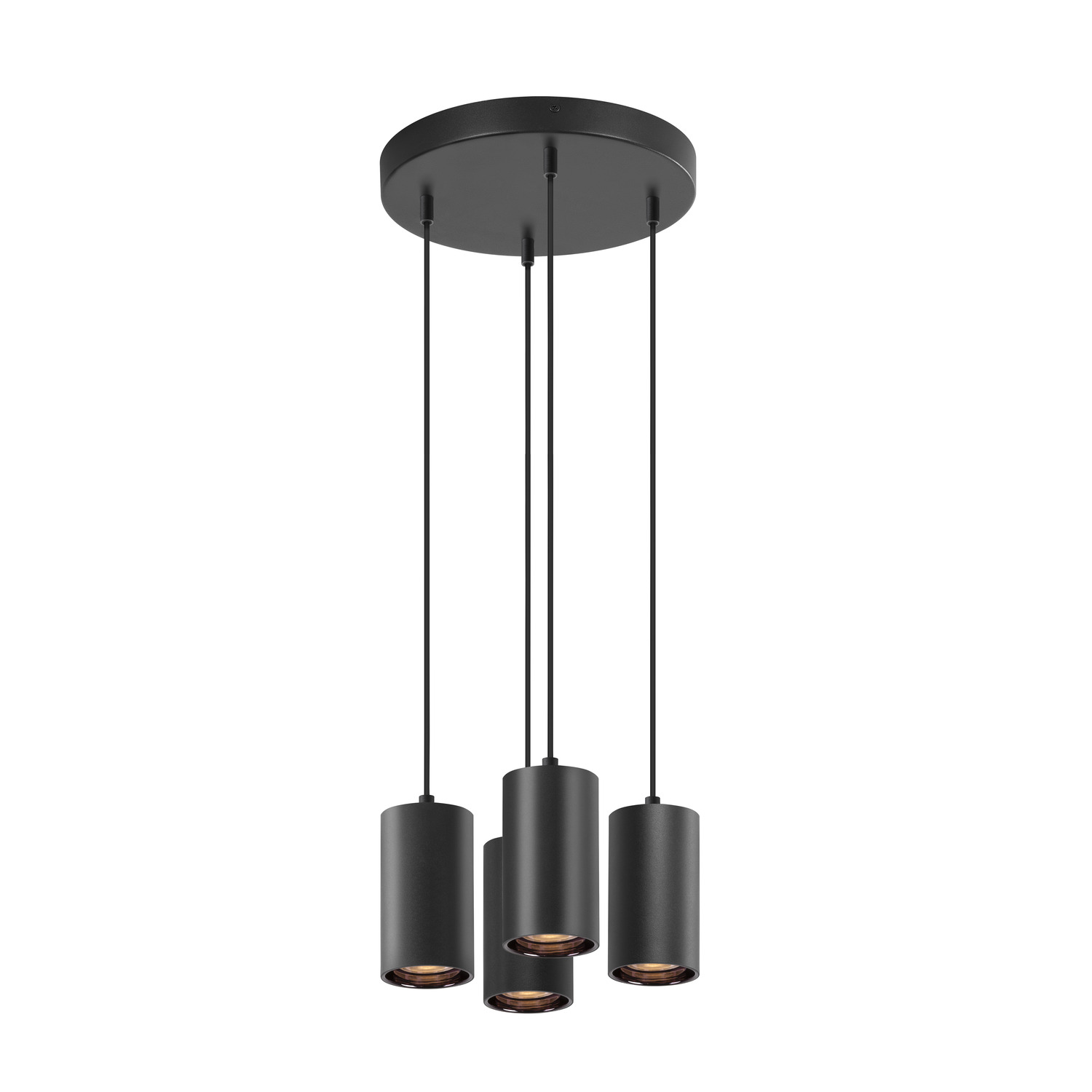 ASTO TUBE pendel zwart 4xGU10