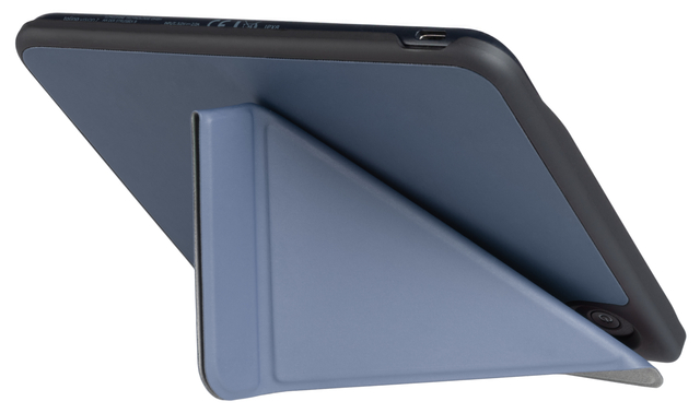 tablet, case, stand, blue, tri-fold