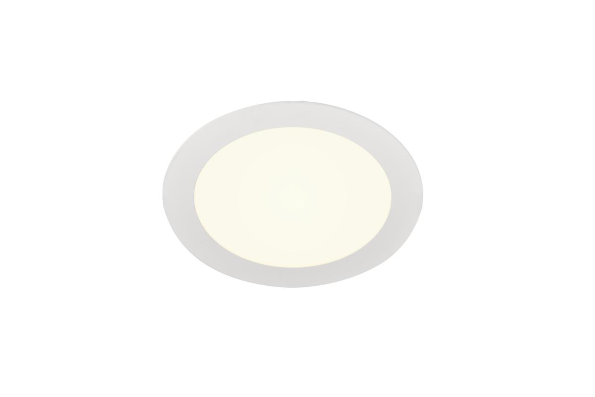 inbouwlamp, LED, downlight, cirkel, wit