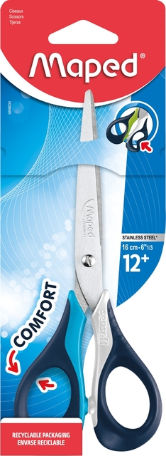 Schaar Maped Sensoft 16cm assorti