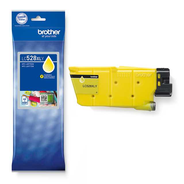 inktcartridge, inktgeel, LC528XLY, printerinkt, kassette