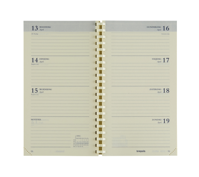 agenda, planner, notitieboek, spiraal, pagina's
