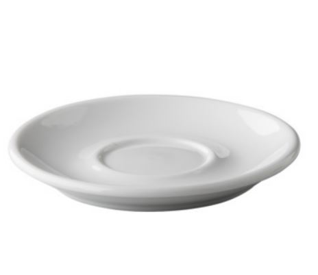 Schotel Barista Multifunctioneel Wit 14cm doos 12 stuks