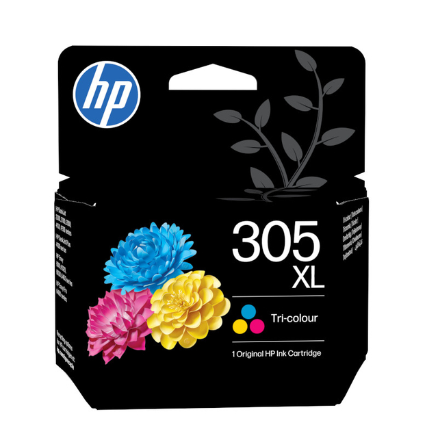 inktcartridge, HP, 305, XL, tri-color