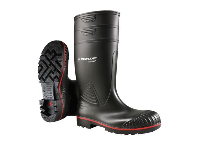 Acifort Laars zwart stalen zool Zwart maat 40