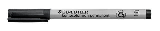 Viltstift Staedtler Lumocolor 311 non permanent S zwart