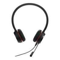 koptelefoon, hoofdband, over-ear, met microfoon, zwart-rood