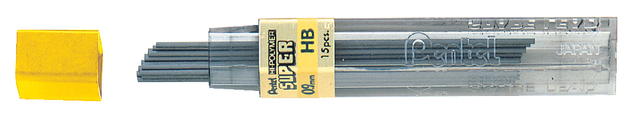 Potloodstift Pentel JHB 0.9mm zwart koker à 12 stuks