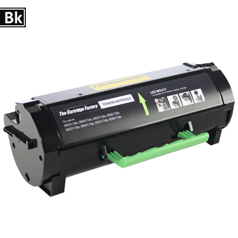 Huismerk toner - Lexmark 51B2000 compatibel, zwart