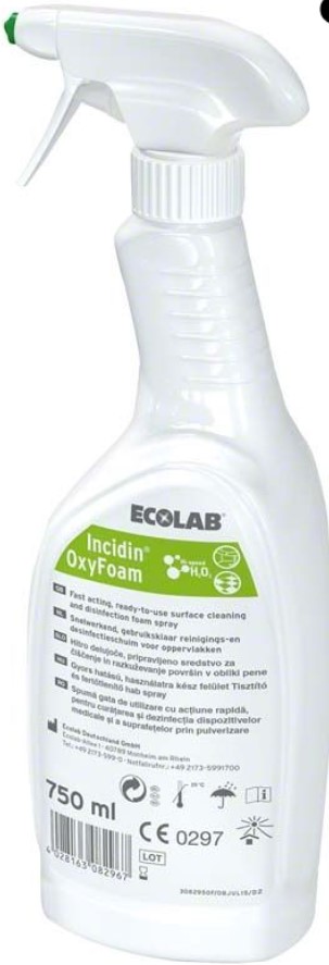 Ecolab Incidin OxyFoam Desinfectant 3089600 6x750ml