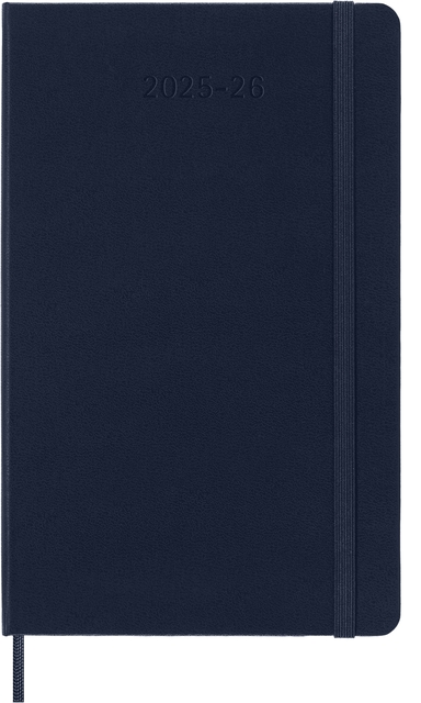 Agenda 2025/2026 Moleskine 18M Planner Weekly 7dagen/1pagina large hc sapphire blue