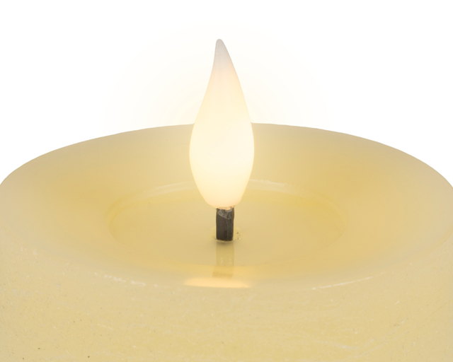 kaarslamp, vlamvormige lamp, warm wit, kunststof