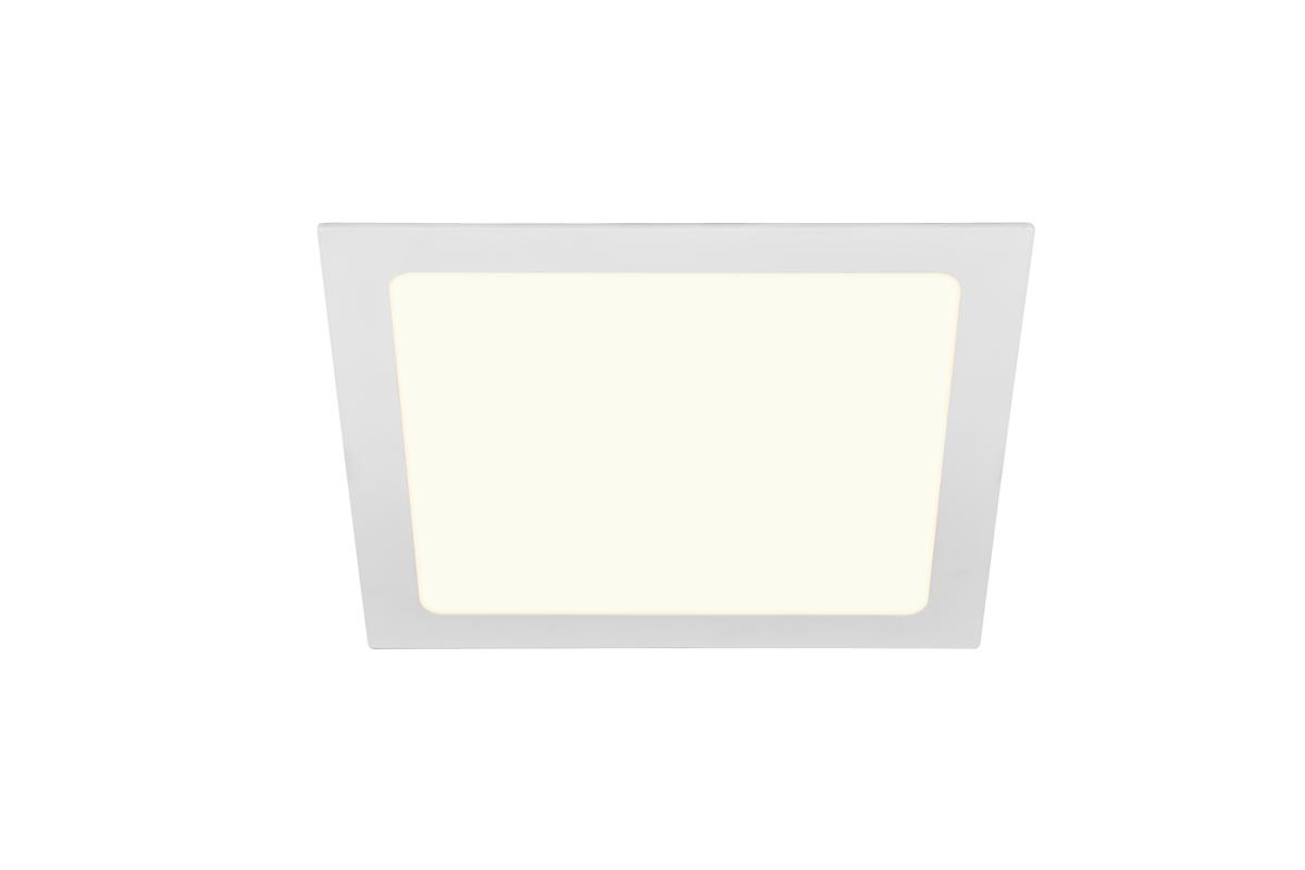 plafondlamp, inbouw, LED, wit, vierkant